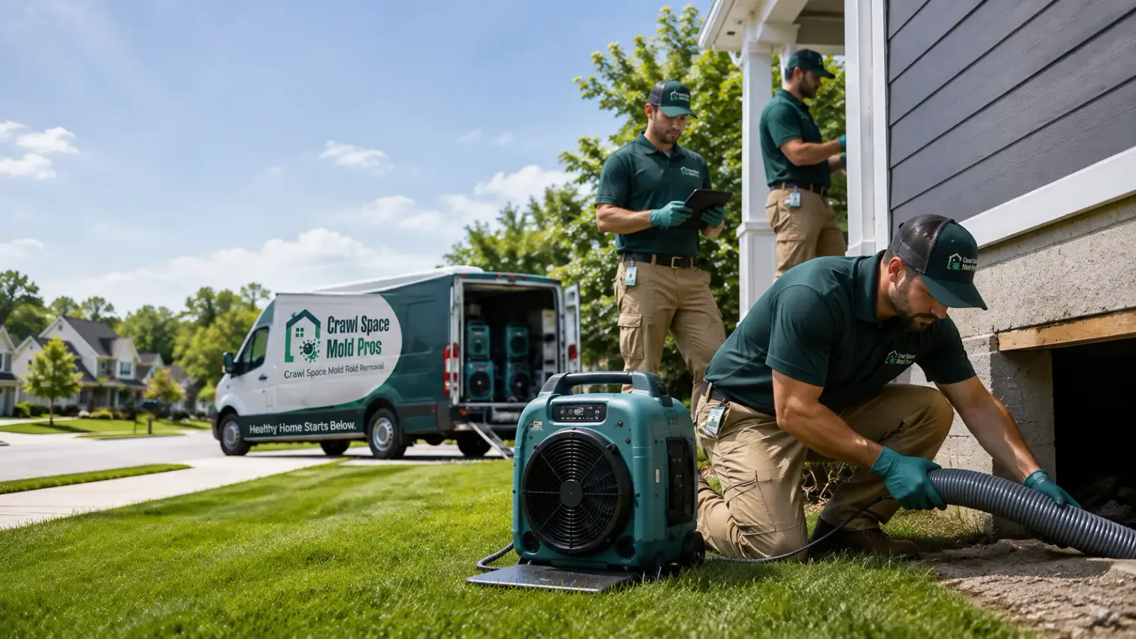 Crawl Space Mold Removal in Rowan, IA